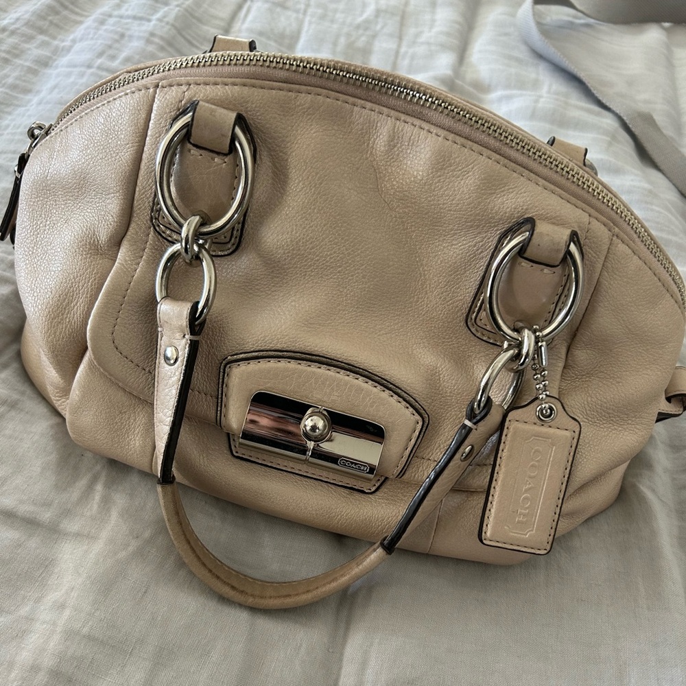 Coach Kristin domed small purse satchel